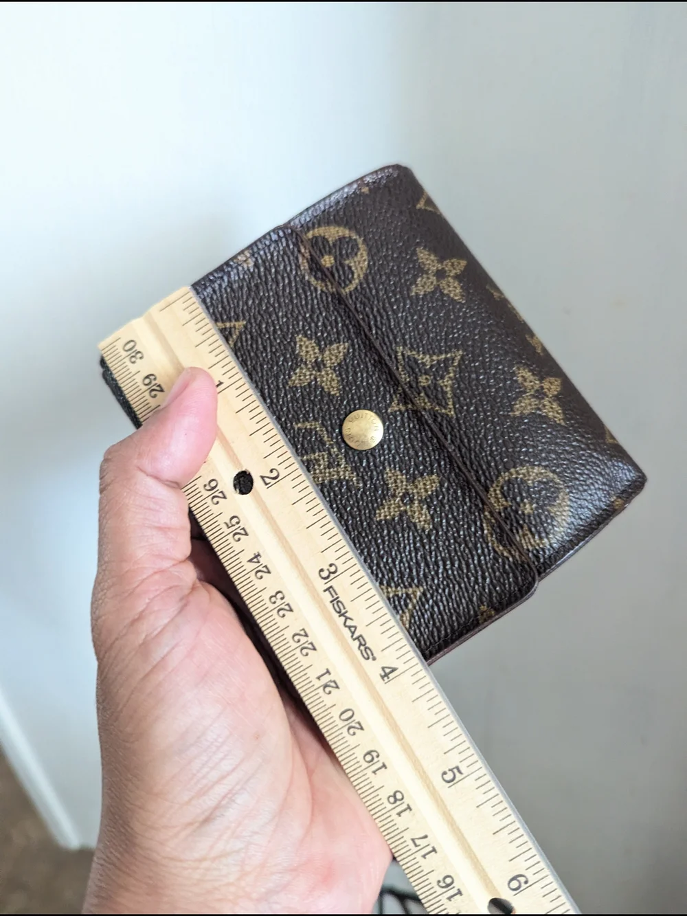 Louis Vuitton Vintage Monogram Compact Trifold Wallet (1995, France)